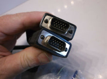 (2) 15 Pin Male-Male 6 Ft Monitor VGA Cable - 1 New & 1 Used