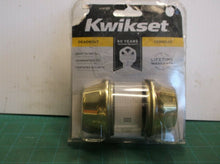 Kwikset Security Double Cylinder Polished Brass Deadbolt