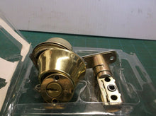 Kwikset Security Double Cylinder Polished Brass Deadbolt