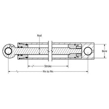 604-0105 Thumb Cylinder With 2.25in Bore Fits Takeuchi TB135 TB138 TB235