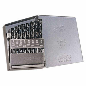 HCT-DRL-SET-0016 DRL-SET-HSS 21pc 1/16-3/8 135? Heavy Duty Steam Oxide Jobber Metal Case