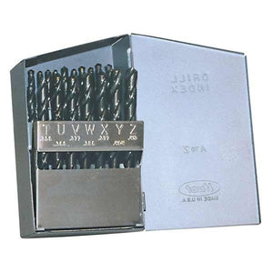 HCT-DRL-SET-0021 DRL-SET-HSS 26pc A-Z 118? Gen Purpose Steam Oxide Jobber Metal Case