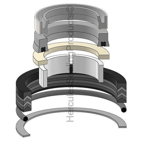 G109498 Dipper Arm Stick Cylinder Seal Kit Fits Case 680K