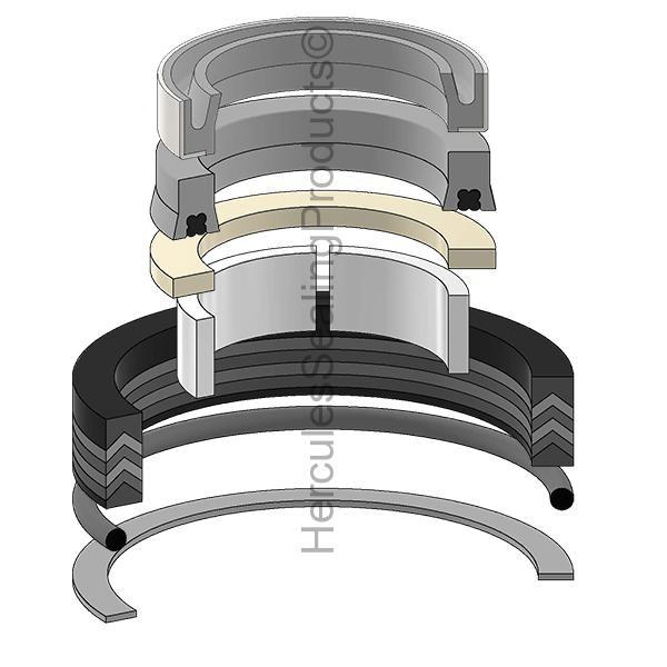 G109498 Dipper Arm Stick Cylinder Seal Kit Fits Case 680K