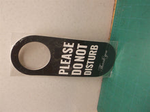 Do Not Disturb Door Hanger Sign 2 Pack (Black/White Double Sided)