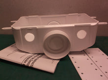 Oatley Centro 3.5in Plain Washing Machine Outlet Box - 38120 No Valves missing f