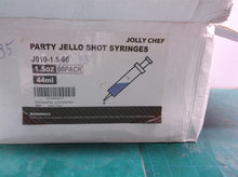 Party Shots 58 Pack Jello Shot Syringes, Medium 1.5 Oz Food Grade Container with