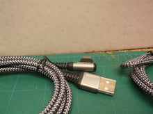 Lot of 2 Alnope 6.6 feet usb cable to type c right angle charge cables
