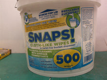 SNAPS Dry Wipe Roll: Snaps, 7 in x 10 in Sheet Size, 500 Sheets, White plus asso