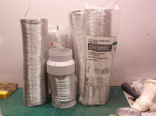 2 fittings & 2 clamps & a lot of 4" dryer duct