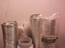 2 fittings & 2 clamps & a lot of 4" dryer duct