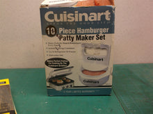 Cuisinart Hamburger Patty Maker 9 piece Set