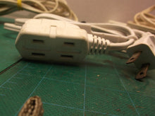 lot of 3 extension cords white