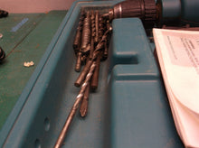 Makita HP1501 Hammer Drill Teal Corded Electric 1/2" Bit 115V With Case & drill