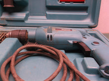Makita HP1501 Hammer Drill Teal Corded Electric 1/2" Bit 115V With Case & drill