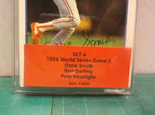 1989 Topps Baseball Talk Collection Set #4 Ozzie Smith Cardinals MLB HOF