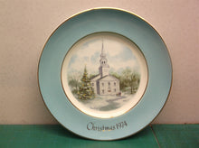 Avon Christmas Plate Series Second Edition "Country Church" 1974