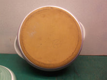 Sonia 8" glazed flower Green Pink Blue pottery