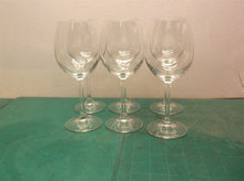 lot of 6 8" long stem wine glasses