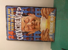 12"X17" METAL SIGN 24 HOURS IN A DAY 24 BEERS IN A CASE COINCIDENCE ?