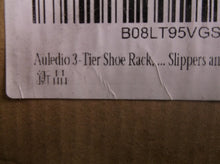auledio 3 tier shoe rack BRONZE