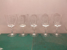 Sanson Institute of Heraldry 5Pc Etched Glasses 6-5/8 x 3-1/2 Fantasy D&D LARP e