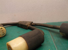 Vintage 3 Plug 20 A 125 V 12/3 P-123-MSHA Y- Cable 22"