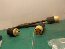 Vintage 3 Plug 20 A 125 V 12/3 P-123-MSHA Y- Cable 22"