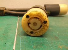 Vintage 3 Plug 20 A 125 V 12/3 P-123-MSHA Y- Cable 22"