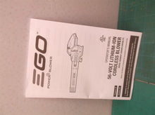 manual only for a EGO LB6500 LB6500 fc Blower