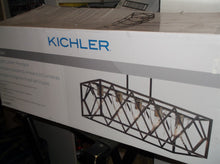 Kichler Solander 5-Light Olde Bronze Transitional Clear Glass Linear Pendant Lig