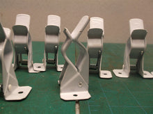 (10) WHITE MOUTABLE SPRING LOADED CLIPS