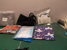 assorted lot of face coverings