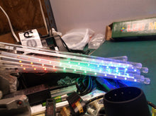led meteor lights multi color