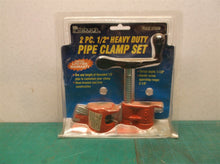 Pittsburgh 2 PC 1/2" Heavy Duty Pipe Vice Clamp Set 37056 NEW