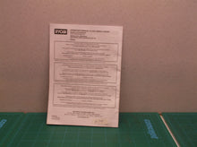 Manual only for a Ryobi P235A 18V Impact Driver
