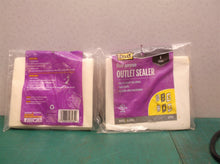 2 Packs M-D Dual-purpose Outlet Sealer Plate Insulators - 6 Count