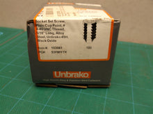 (100) unbrako 103061 #4-40 UNC x 5/16", Socket Set Screw, Plain Cup Point, Alloy