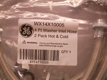 GE 4 ft. Washer Inlet Hose 2 Pack Hot and Cold WX14X10005