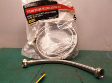Everbilt 3/4 in FHT x 3/4 in FHT x 72 in Braided Stainless Steam Dryer Install