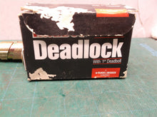 Kwikset deadlock by black & decker brass colored deadbolt with keys