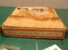 Vintage Dewalt 5/8 Arbor #6025 / 8" Dado Side Blades only