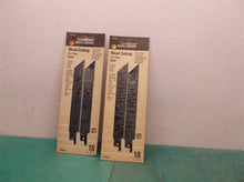 4 Black and Decker 75-272 6" 18tpi Wood Cutting Reciprocating Blade 2 Per Card