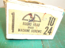 (27) #10-24 x 1" Brass Slotted Round Head Machine Screw
