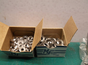 #6 Finishing 100, #8 Flat 65, #10 Fin 80 Flat 40 Washer assortment Stainless