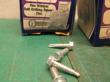MF #8-18x1/2" 86, & 3/4" 86 Self-Drilling Screws, Hex Washer Head, Zinc-Plated 1