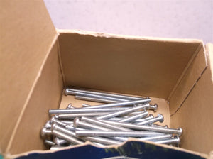 #8-32x3" Round Head Slotted Machine Screws Steel Zinc Plated (70)