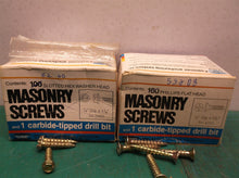 117- 1/4" X 1-1/4" 62 &1-3/4" 55 Hex Washer Head Masonry Concrete Screw Anchor Z