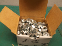 (100) HEX MACHINE SCREW NUT, #12-24, STEEL, ZINC-PLATED