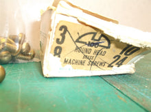 (55) #10-24 x 3/8 Round Head Slotted Machine Screws Brass